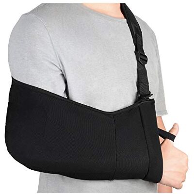 supregear Écharpe de Bras, Maintien du Bras pour Femmes et Hommes, Attelle Epaule avec Rembourrage Réglable Sangle de Soutien de Bras pour Poignet Cassé, Coude, Epaule Disloquée - Publicité supregear Écharpe de Bras, Maintien du Bras pour Femmes et Hommes, Attelle Epaule avec Rembourrage Réglable Sangle de Soutien de Bras pour Poignet Cassé, Coude, Epaule Disloquée - Publicité