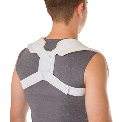 BraceAbility Figure 8 Orthèse de clavicule et correcteur de posture Bride de la clavicule cassée pour les blessures et les fractures, (XL) - Publicité BraceAbility Figure 8 Orthèse de clavicule et correcteur de posture Bride de la clavicule cassée pour les blessures et les fractures, (XL) - Publicité