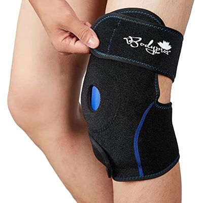 Bodyprox Poche de glace pour genou, genouillère avec coussinet en gel pour thérapie par le chaud et le froid - Publicité Bodyprox Poche de glace pour genou, genouillère avec coussinet en gel pour thérapie par le chaud et le froid - Publicité