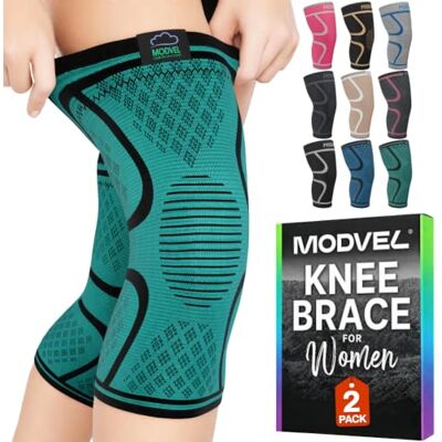 MODVEL Genouillère sport pour Homme et Femme – 2 Pièces Genouillere Ligamentaire Genou, Maintien De Compression Genoux, Genouillères Médicales Pour Arthrose, Course, Soulagement Douleur Genou - Publicité MODVEL Genouillère sport pour Homme et Femme – 2 Pièces Genouillere Ligamentaire Genou, Maintien De Compression Genoux, Genouillères Médicales Pour Arthrose, Course, Soulagement Douleur Genou - Publicité