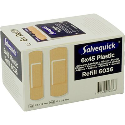 Cederroth Salvequick imperméable Pansements, 6 Refills à 45 ST. Publicité Cederroth Salvequick imperméable Pansements, 6 Refills à 45 ST. Publicité