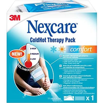 Nexcare Coussin Thermique ColdHot Comfort, 1/Paquet Permet de Réduire les Gonflements, les Inflammations et la Douleur, Coussin Réutilisable avec Gel Non Toxique - Publicité Nexcare Coussin Thermique ColdHot Comfort, 1/Paquet Permet de Réduire les Gonflements, les Inflammations et la Douleur, Coussin Réutilisable avec Gel Non Toxique - Publicité