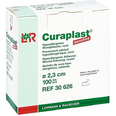 Lohmann & Rauscher CURAPLAST SENSITIVE PANSEMENT D'URGENCE ADHESIF ROND 2.3CMx100 - Publicité Lohmann & Rauscher CURAPLAST SENSITIVE PANSEMENT D'URGENCE ADHESIF ROND 2.3CMx100 - Publicité