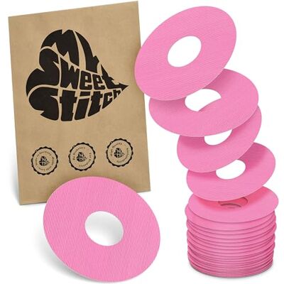 MySweetStitch 25 x Freestyle Libre 3 pansement Rond, Ringpatch Ø 60 mm, intérieur Ø 20 mm, protection capteur, imperméable, respirant, doux pour la peau, Fabriqué en Allemagne, Rose - Publicité MySweetStitch 25 x Freestyle Libre 3 pansement Rond, Ringpatch Ø 60 mm, intérieur Ø 20 mm, protection capteur, imperméable, respirant, doux pour la peau, Fabriqué en Allemagne, Rose - Publicité
