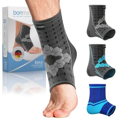 bonmedico Professional Chevillère Entorse Tasano Protège Cheville Compressif Homme/Femme Chevillère De Maintien Sport,S Gris - Publicité bonmedico Professional Chevillère Entorse Tasano Protège Cheville Compressif Homme/Femme Chevillère De Maintien Sport,S Gris - Publicité