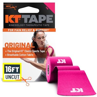 KT Tape Ruban de kinésiologie Original Non coupé en Coton M Rose - Publicité KT Tape Ruban de kinésiologie Original Non coupé en Coton M Rose - Publicité
