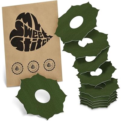 MySweetStitch 10 pansements Freestyle Libre 3 Mandala, Overpatch Ø 65 mm, doux pour la peau, imperméables, respirants, vert olive - Publicité MySweetStitch 10 pansements Freestyle Libre 3 Mandala, Overpatch Ø 65 mm, doux pour la peau, imperméables, respirants, vert olive - Publicité