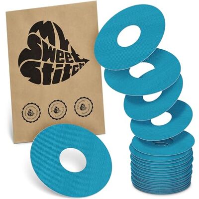 MySweetStitch 25 x Freestyle Libre 3 pansement Rond, Ringpatch Ø 60 mm, intérieur Ø 20 mm, protection capteur, imperméable, respirant, doux pour la peau, Fabriqué en Allemagne, Pétrole - Publicité MySweetStitch 25 x Freestyle Libre 3 pansement Rond, Ringpatch Ø 60 mm, intérieur Ø 20 mm, protection capteur, imperméable, respirant, doux pour la peau, Fabriqué en Allemagne, Pétrole - Publicité