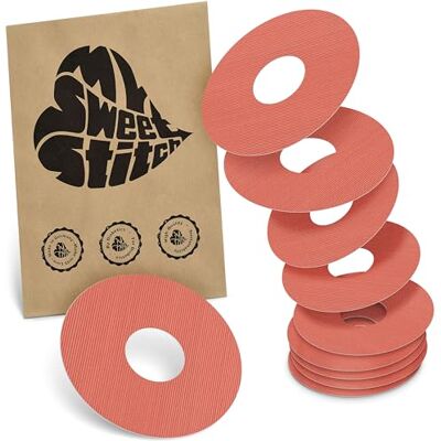 MySweetStitch 10 x Freestyle Libre 3 pansement Rond, Ringpatch Ø 60 mm, intérieur Ø 20 mm, protection capteur, imperméable, respirant, doux pour la peau, Fabriqué en Allemagne, Corail - Publicité MySweetStitch 10 x Freestyle Libre 3 pansement Rond, Ringpatch Ø 60 mm, intérieur Ø 20 mm, protection capteur, imperméable, respirant, doux pour la peau, Fabriqué en Allemagne, Corail - Publicité