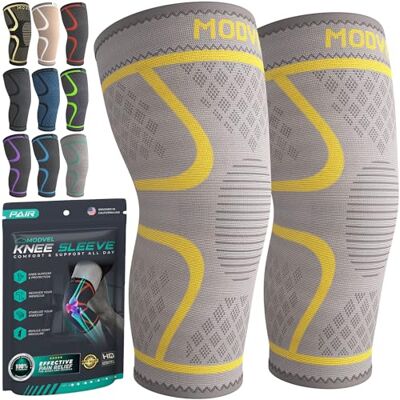MODVEL Genouillère sport pour Homme et Femme – 2 Pièces Genouillere Ligamentaire Genou, Maintien De Compression Genoux, Genouillères Médicales Pour Arthrose, Course, Soulagement Douleur Genou - Publicité MODVEL Genouillère sport pour Homme et Femme – 2 Pièces Genouillere Ligamentaire Genou, Maintien De Compression Genoux, Genouillères Médicales Pour Arthrose, Course, Soulagement Douleur Genou - Publicité