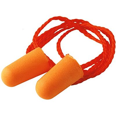 3M 1110 Lot de 100 bouchons d'oreille filaires en polyuréthane 37 dB - Publicité 3M 1110 Lot de 100 bouchons d'oreille filaires en polyuréthane 37 dB - Publicité