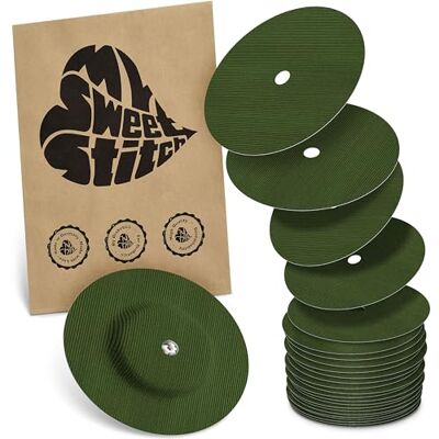 MySweetStitch 10-25x pansements Freestyle Libre 1 & 2 ronds avec trou d'aération, Overpatch Ø 65 mm, imperméables, respirants (Olive, 25 pièce) - Publicité MySweetStitch 10-25x pansements Freestyle Libre 1 & 2 ronds avec trou d'aération, Overpatch Ø 65 mm, imperméables, respirants (Olive, 25 pièce) - Publicité