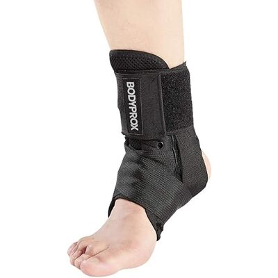 Bodyprox Chevillère pour homme et femme, Attelle à lacet pour entorse de la cheville (Taille XS) - Publicité Bodyprox Chevillère pour homme et femme, Attelle à lacet pour entorse de la cheville (Taille XS) - Publicité