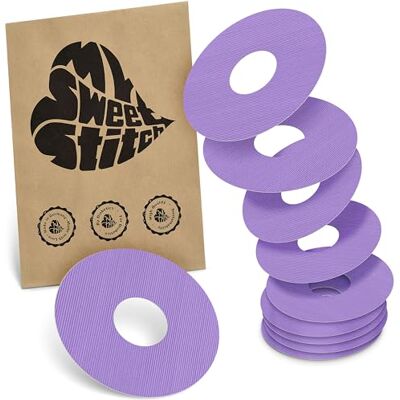 MySweetStitch 10 x Freestyle Libre 3 pansement Rond, Ringpatch Ø 60 mm, intérieur Ø 20 mm, protection capteur, imperméable, respirant, doux pour la peau, Fabriqué en Allemagne, Violet - Publicité MySweetStitch 10 x Freestyle Libre 3 pansement Rond, Ringpatch Ø 60 mm, intérieur Ø 20 mm, protection capteur, imperméable, respirant, doux pour la peau, Fabriqué en Allemagne, Violet - Publicité