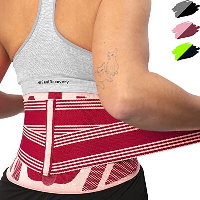 Feel Recovery Ceinture Lombaire Maintien Homme et Femme Soutien Dorsal pour Travail, Sports et Musculation Ceinture du Bas du Dos Sciatique, Hernie Discale, Lumbago, Scoliose et Soulagement Douleurs Dorsales - Publicité Feel Recovery Ceinture Lombaire Maintien Homme et Femme Soutien Dorsal pour Travail, Sports et Musculation Ceinture du Bas du Dos Sciatique, Hernie Discale, Lumbago, Scoliose et Soulagement Douleurs Dorsales - Publicité