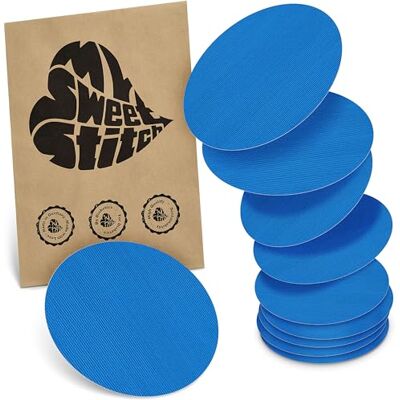 MySweetStitch 10x Pansement capteur universel ovale, pansement de fixation pour FreeStyle Libre 3, Dexcom G7, Omnipod et autres, imperméable, respirant, doux pour la peau, Bleu - Publicité MySweetStitch 10x Pansement capteur universel ovale, pansement de fixation pour FreeStyle Libre 3, Dexcom G7, Omnipod et autres, imperméable, respirant, doux pour la peau, Bleu - Publicité