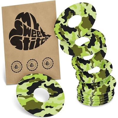 MySweetStitch 10 pansements Freestyle Libre 3 ronds, à anneau, Ø 60 mm, diamètre intérieur 20 mm, imperméables, respirants, doux pour la peau, fabriqués en Allemagne, camouflage - Publicité MySweetStitch 10 pansements Freestyle Libre 3 ronds, à anneau, Ø 60 mm, diamètre intérieur 20 mm, imperméables, respirants, doux pour la peau, fabriqués en Allemagne, camouflage - Publicité