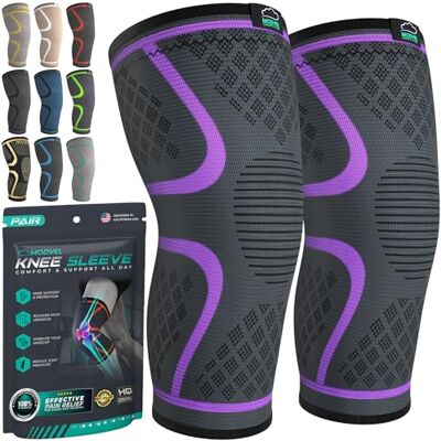 MODVEL Genouillère sport pour Homme et Femme – 2 Pièces Genouillere Ligamentaire Genou, Maintien De Compression Genoux, Genouillères Médicales Pour Arthrose, Course, Soulagement Douleur Genou - Publicité MODVEL Genouillère sport pour Homme et Femme – 2 Pièces Genouillere Ligamentaire Genou, Maintien De Compression Genoux, Genouillères Médicales Pour Arthrose, Course, Soulagement Douleur Genou - Publicité