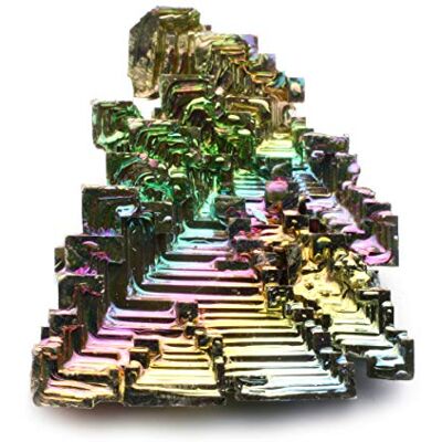 CrystalAge Bismuth Crystal Specimen Large (~40-45mm) - Publicité CrystalAge Bismuth Crystal Specimen Large (~40-45mm) - Publicité