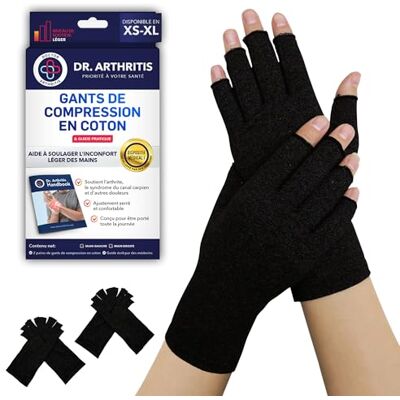 Dr. Arthritis Gants Arthrose Conçus par des Médecins, Orthese Pouce Soulagement des douleurs des mains, Attelle Pouce Homme Femme pour Soutien des Poignets - Publicité Dr. Arthritis Gants Arthrose Conçus par des Médecins, Orthese Pouce Soulagement des douleurs des mains, Attelle Pouce Homme Femme pour Soutien des Poignets - Publicité