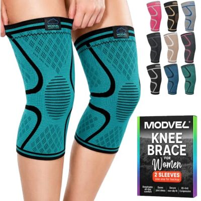 MODVEL Genouillère sport pour Homme et Femme – 2 Pièces Genouillere Ligamentaire Genou, Maintien De Compression Genoux, Genouillères Médicales Pour Arthrose, Course, Soulagement Douleur Genou - Publicité MODVEL Genouillère sport pour Homme et Femme – 2 Pièces Genouillere Ligamentaire Genou, Maintien De Compression Genoux, Genouillères Médicales Pour Arthrose, Course, Soulagement Douleur Genou - Publicité