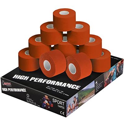 ALPIDEX Strap Sport 12 Rouleaux 3,8 cm x 10 m Football Handball Rugby Tape Sportif, Bande Adhésive, Boxe, Oxyde de Zinc, Peau, Imperméable, Respirant, Déchirable, Poignet, Cheville - Publicité ALPIDEX Strap Sport 12 Rouleaux 3,8 cm x 10 m Football Handball Rugby Tape Sportif, Bande Adhésive, Boxe, Oxyde de Zinc, Peau, Imperméable, Respirant, Déchirable, Poignet, Cheville - Publicité