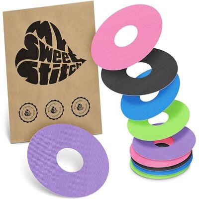 MySweetStitch 10 x Freestyle Libre 3 pansement Rond, Ringpatch Ø 60 mm, intérieur Ø 20 mm, protection capteur, imperméable, respirant, doux pour la peau, Fabriqué en Allemagne, Arc-en-ciel - Publicité MySweetStitch 10 x Freestyle Libre 3 pansement Rond, Ringpatch Ø 60 mm, intérieur Ø 20 mm, protection capteur, imperméable, respirant, doux pour la peau, Fabriqué en Allemagne, Arc-en-ciel - Publicité