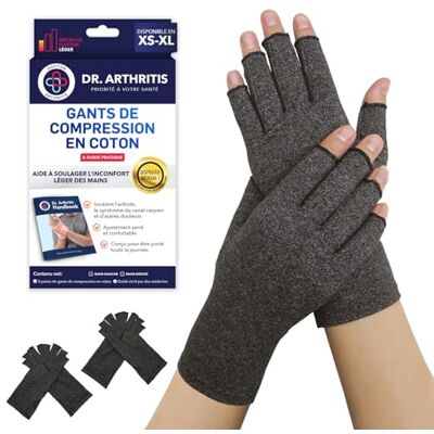 Dr. Arthritis Gants Arthrose Conçus par des Médecins, Orthese Pouce Soulagement des douleurs des mains, Attelle Pouce Homme Femme pour Soutien des Poignets - Publicité Dr. Arthritis Gants Arthrose Conçus par des Médecins, Orthese Pouce Soulagement des douleurs des mains, Attelle Pouce Homme Femme pour Soutien des Poignets - Publicité