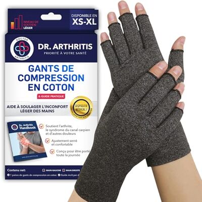Dr. Arthritis Gants Arthrose Conçus par des Médecins, Orthese Pouce Soulagement des douleurs des mains, Attelle Pouce Homme Femme pour Soutien des Poignets - Publicité Dr. Arthritis Gants Arthrose Conçus par des Médecins, Orthese Pouce Soulagement des douleurs des mains, Attelle Pouce Homme Femme pour Soutien des Poignets - Publicité
