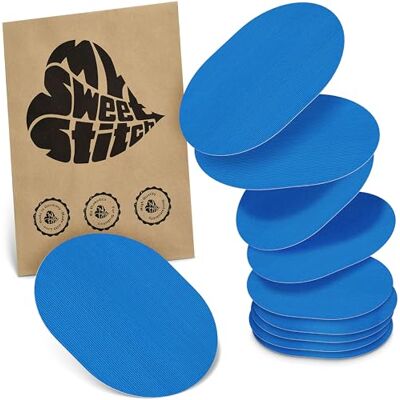 MySweetStitch 10x Pansement capteur universel rond, pansement de fixation pour FreeStyle Libre 3, Dexcom G7, Omnipod et autres, imperméable, respirant, doux pour la peau, Bleu - Publicité MySweetStitch 10x Pansement capteur universel rond, pansement de fixation pour FreeStyle Libre 3, Dexcom G7, Omnipod et autres, imperméable, respirant, doux pour la peau, Bleu - Publicité