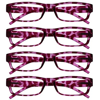 The Reading Glasses Company Lunettes de lecture en tortue rose légères - Reading Glasses - Publicité The Reading Glasses Company Lunettes de lecture en tortue rose légères - Reading Glasses - Publicité