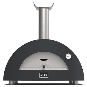 Alfa Forni Barbecue au charbon de la marque modèle moderne 2 Pizze Legna Ardesia Grey - Publicité