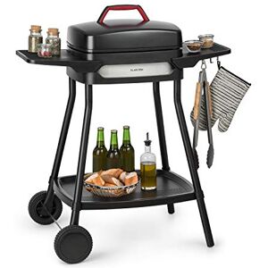 KLARSTEIN Gatsby Gril électrique sur pied Gril de table : 2000 W, EasyGrill Concept, surface de gril: 40 x 36 cm/aluminium moulé sous pression/antiadhésif/couvercle, deux tables d'appoint, noir - Publicité KLARSTEIN Gatsby Gril électrique sur pied Gril de table : 2000 W, EasyGrill Concept, surface de gril: 40 x 36 cm/aluminium moulé sous pression/antiadhésif/couvercle, deux tables d'appoint, noir - Publicité