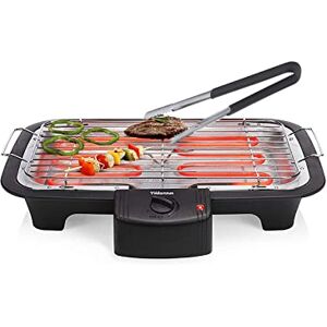 Tristar Barbecue électrique de table et pince à barbecue avec bac récupérateur d'eau, surface de cuisson 38 x 22 cm – 2000 W - Publicité Tristar Barbecue électrique de table et pince à barbecue avec bac récupérateur d'eau, surface de cuisson 38 x 22 cm – 2000 W - Publicité