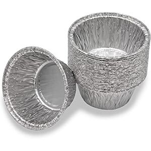 Mamatura Lot de 25 barquettes rondes en aluminium pour barbecue Compatible avec de nombreux modèles de barbecue courants avec bacs de récupération ronds Char-Broil Landmann Disposal Drip Pans - Publicité Mamatura Lot de 25 barquettes rondes en aluminium pour barbecue Compatible avec de nombreux modèles de barbecue courants avec bacs de récupération ronds Char-Broil Landmann Disposal Drip Pans - Publicité