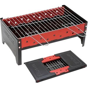 Bo-Camp Camp-Gear Barbecue Compacte Charbon de bois Noir/Rouge - Publicité Bo-Camp Camp-Gear Barbecue Compacte Charbon de bois Noir/Rouge - Publicité