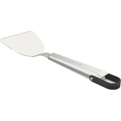 Barbecook Spatule Premium en Acier Inoxydable pour Plancha - Spatule, 33cm, Crochet en Silicone - Publicité Barbecook Spatule Premium en Acier Inoxydable pour Plancha - Spatule, 33cm, Crochet en Silicone - Publicité