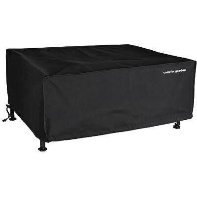 Cook'in garden – Housse de protection pour Plancha Toutes marques – Déperlante Imperméable – Dimensions L82*l59*H21 cm – Rectangulaire -Noir - Publicité Cook'in garden – Housse de protection pour Plancha Toutes marques – Déperlante Imperméable – Dimensions L82*l59*H21 cm – Rectangulaire -Noir - Publicité