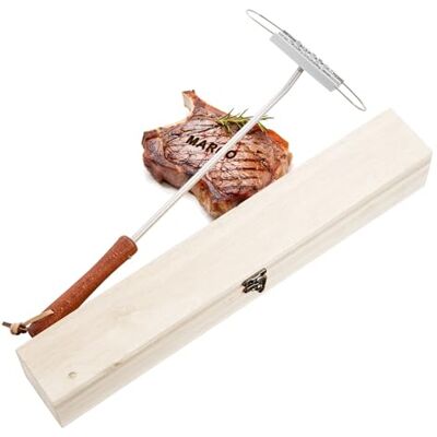 Casa Vivente Crazy Kitchen Fer à marquer Barbecue avec Lettres interchangeables Accessoires de Barbecue Outil pour Graver la Viande avec boîte de Rangement - Publicité Casa Vivente Crazy Kitchen Fer à marquer Barbecue avec Lettres interchangeables Accessoires de Barbecue Outil pour Graver la Viande avec boîte de Rangement - Publicité