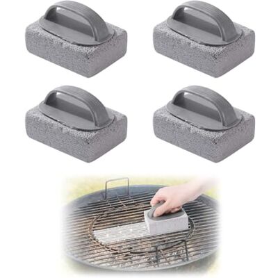 ZHYUAN 4 pièces Pierre ponce pour barbecue,Kit de nettoyage pour plaque de cuisson,Bloc de nettoyage pour barbecue,Brosses de nettoyage pour pierre ponce,pour nettoyer les grils,les cuisines,les fours - Publicité ZHYUAN 4 pièces Pierre ponce pour barbecue,Kit de nettoyage pour plaque de cuisson,Bloc de nettoyage pour barbecue,Brosses de nettoyage pour pierre ponce,pour nettoyer les grils,les cuisines,les fours - Publicité