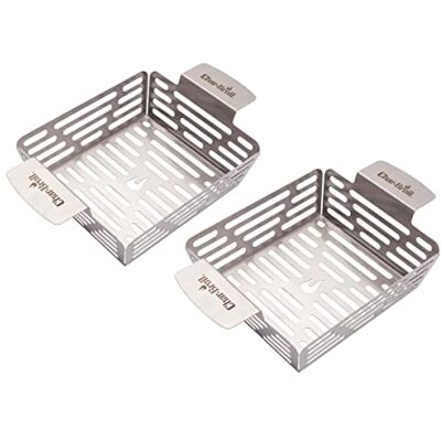 Charbroil Char-Broil 140016 Paniers du système d'accessoires GRILL+® (2 pièces), Acier inoxydable - Publicité Charbroil Char-Broil 140016 Paniers du système d'accessoires GRILL+® (2 pièces), Acier inoxydable - Publicité