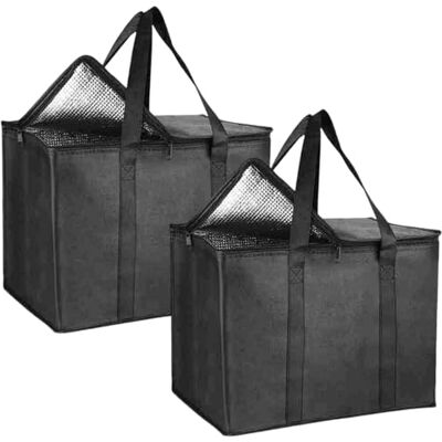 Dorccsi Lot de 2 boîtes de rangement à granulés de bois étanches avec poignée 40,6 x 33 x 25,4 cm Pour charbon de bois, barbecue, camping, extérieur - Publicité Dorccsi Lot de 2 boîtes de rangement à granulés de bois étanches avec poignée 40,6 x 33 x 25,4 cm Pour charbon de bois, barbecue, camping, extérieur - Publicité