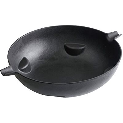 TEPRO Wok en Fonte 35,3cm - Accessoire Durable - Publicité TEPRO Wok en Fonte 35,3cm - Accessoire Durable - Publicité