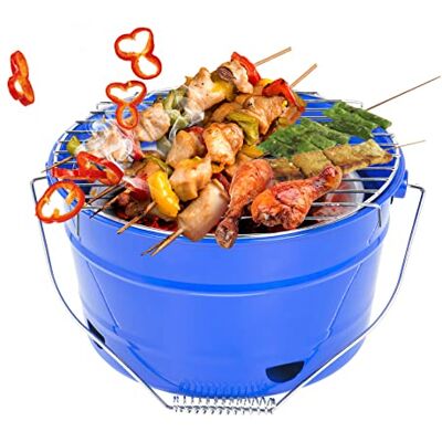 UTEN - Barbecue à charbon portable - Mini barbecue pliable - Résistant à la chaleur - Convient pour l'extérieur - Publicité UTEN - Barbecue à charbon portable - Mini barbecue pliable - Résistant à la chaleur - Convient pour l'extérieur - Publicité