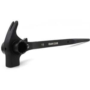 DAKCOS Cliquet d'échafaudage 19/22 mm 4 en 1 clé à cliquet réversible Cliquet d'échafaudage avec Marteau Arrache-clous et Pointe de centrage en CR-V Noir - Publicité DAKCOS Cliquet d'échafaudage 19/22 mm 4 en 1 clé à cliquet réversible Cliquet d'échafaudage avec Marteau Arrache-clous et Pointe de centrage en CR-V Noir - Publicité
