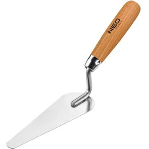 NEO TOOLS Truelle à plâtrer Langue de Chat avec Manche en Bois, col Droit Truelle à Langue de Chat en Acier Inoxydable pour travaux dissimulés et de réparation - Publicité NEO TOOLS Truelle à plâtrer Langue de Chat avec Manche en Bois, col Droit Truelle à Langue de Chat en Acier Inoxydable pour travaux dissimulés et de réparation - Publicité