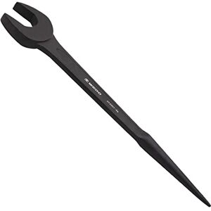 WEDO Clé plate en acier spécial pour échafaudage 40 Clé à molette en acier chromé avec barre de serrage, pulvérisation noire sur la surface, couple fort, 24 x 280 mm - Publicité WEDO Clé plate en acier spécial pour échafaudage 40 Clé à molette en acier chromé avec barre de serrage, pulvérisation noire sur la surface, couple fort, 24 x 280 mm - Publicité