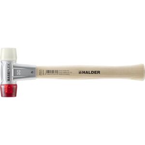 Halder Maillet BASEPLEX, Nylon/acétate de cellulose avec boîtier en zinc moulé et manche en bois D=30 mm 3968.030 - Publicité Halder Maillet BASEPLEX, Nylon/acétate de cellulose avec boîtier en zinc moulé et manche en bois D=30 mm 3968.030 - Publicité