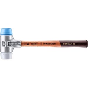 Halder 3113040 Simplex Maillet de Tpe-doux/Tpe-Mid avec Boîtier en Aluminium, Multicolore, 40 mm - Publicité Halder 3113040 Simplex Maillet de Tpe-doux/Tpe-Mid avec Boîtier en Aluminium, Multicolore, 40 mm - Publicité