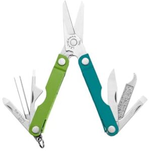 Leatherman Micra Outil Multifonction en Acier Inoxydable avec Ciseaux et 9 Outils Teal Twist - Publicité Leatherman Micra Outil Multifonction en Acier Inoxydable avec Ciseaux et 9 Outils Teal Twist - Publicité